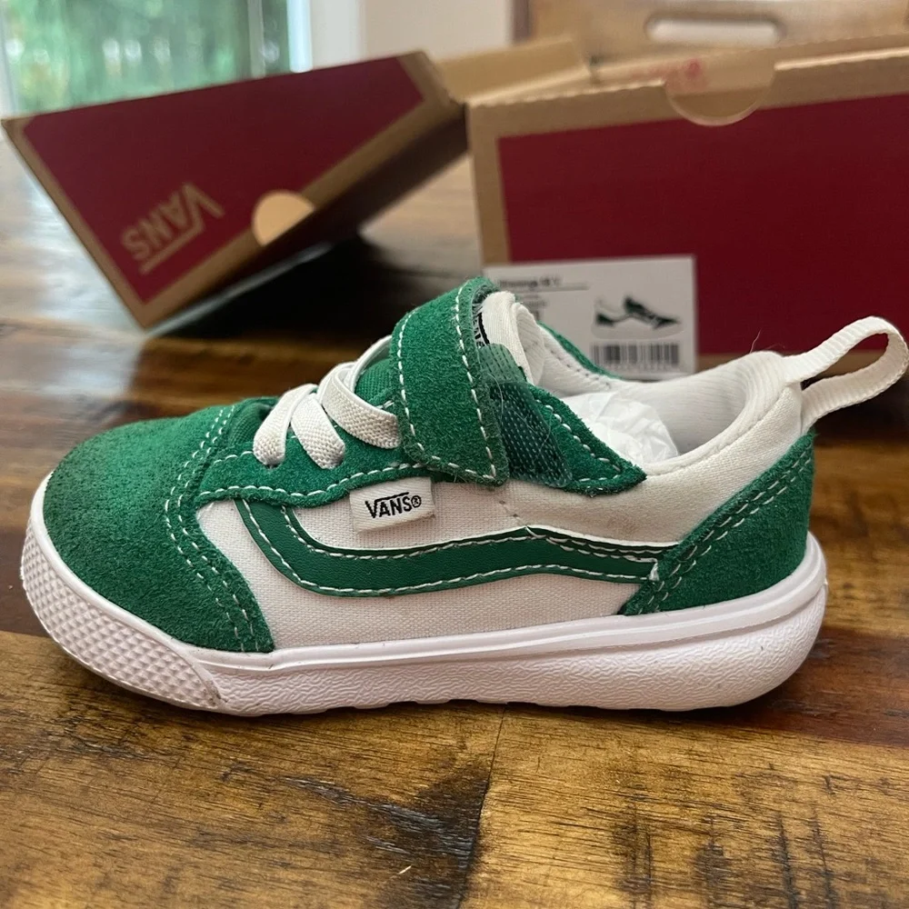Vans Green Kids Shoes - Picture 2 of 7